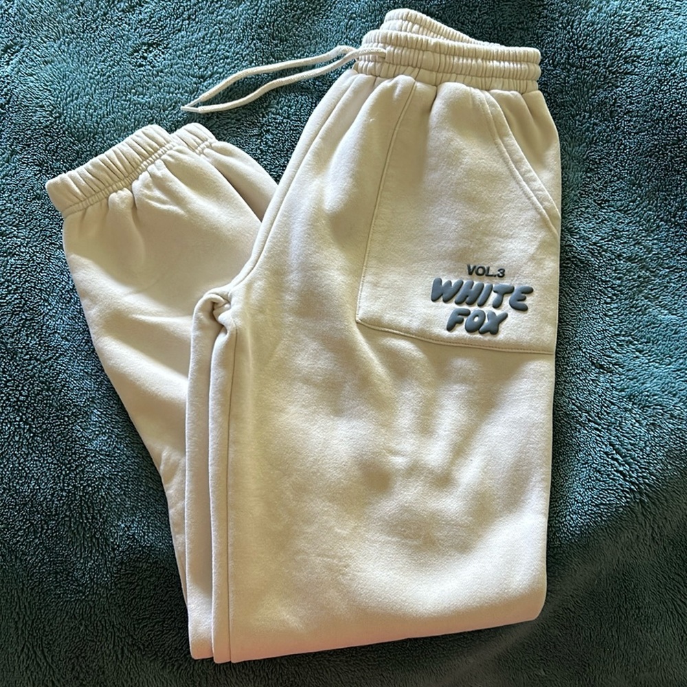White Fox sweatpants